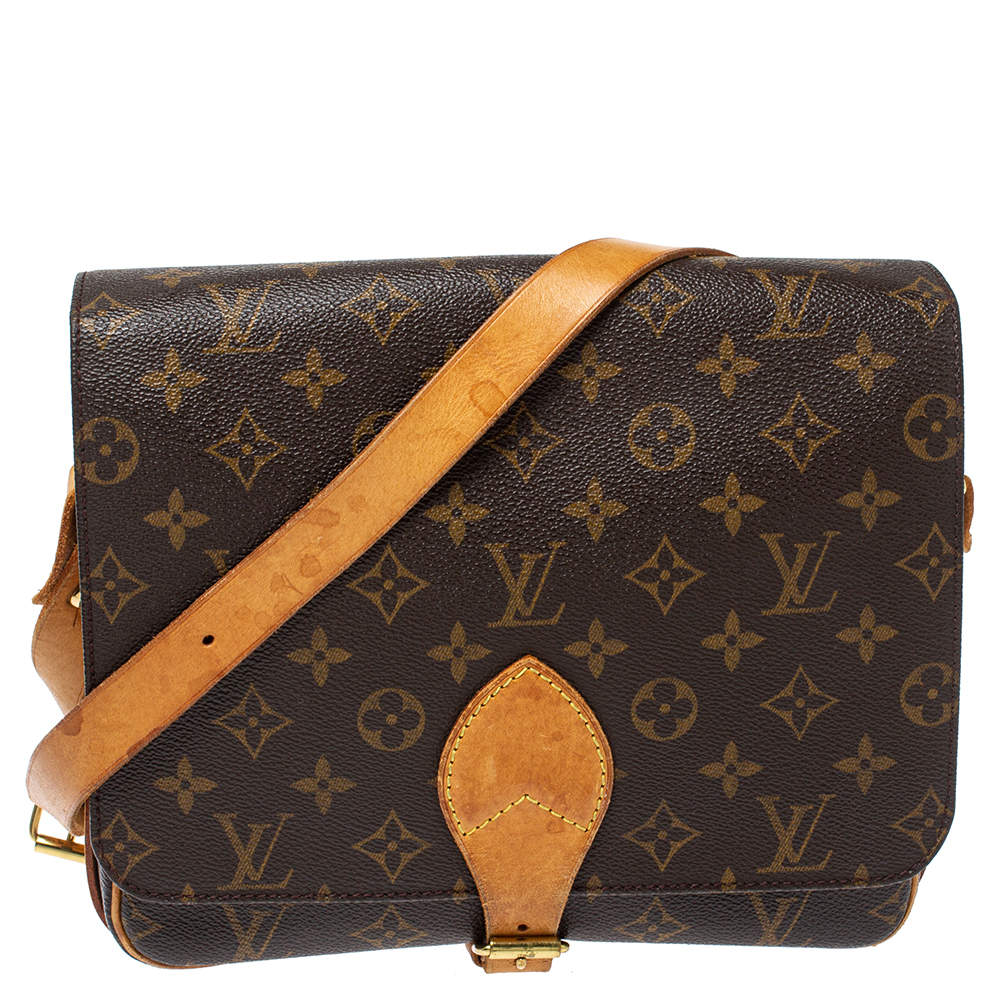 مملوكة مسبقًا حقيبة لوي فيتون كارتوشيري جي إم كانفاس مونوغرامي