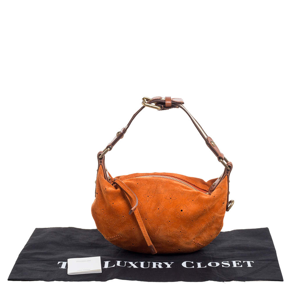 Louis Vuitton Limited Edition Brown Onatah Suede Fleurs PM Bag - Yoogi's  Closet
