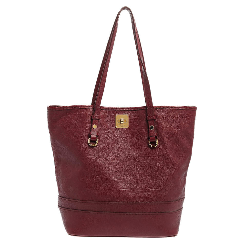 Pre Owned Louis Vuitton Aurore Monogram Empreinte Leather Citadine PM Bag