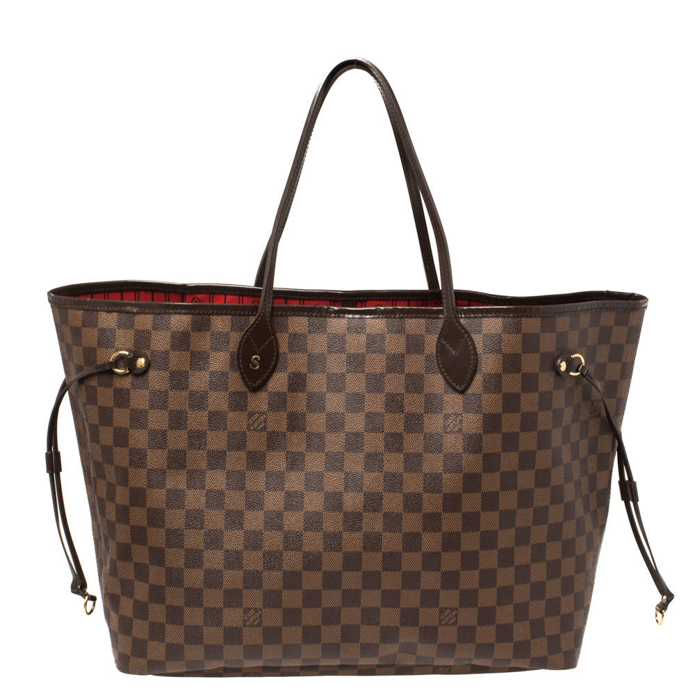Louis Vuitton Damier Ebene Canvas Neverfull GM Bag