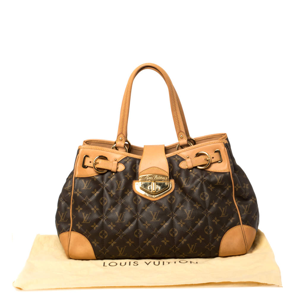Louis Vuitton Brown, Pattern Print Monogram Etoile Shopper Bag