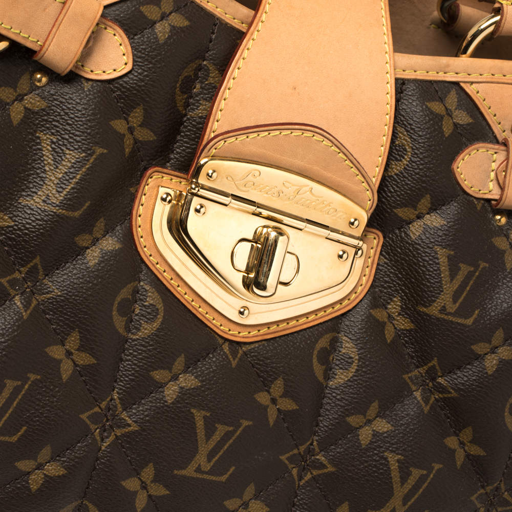 Louis Vuitton Vintage - Monogram Etoile Shopper Bag - Brown - Canvas and  Python Leather Handbag - Luxury High Quality - Avvenice