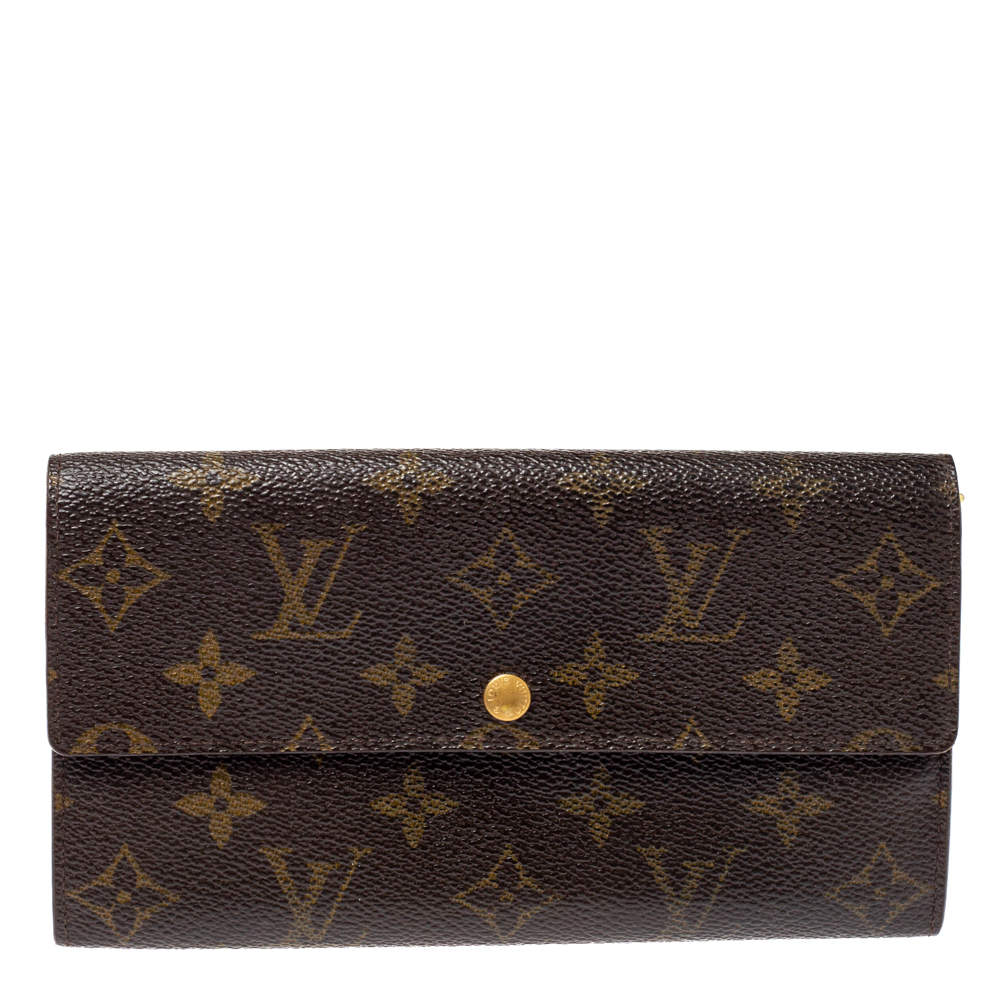 مملوكة مسبقًا Louis Vuitton Monogram Canvas Sarah Continental Wallet 