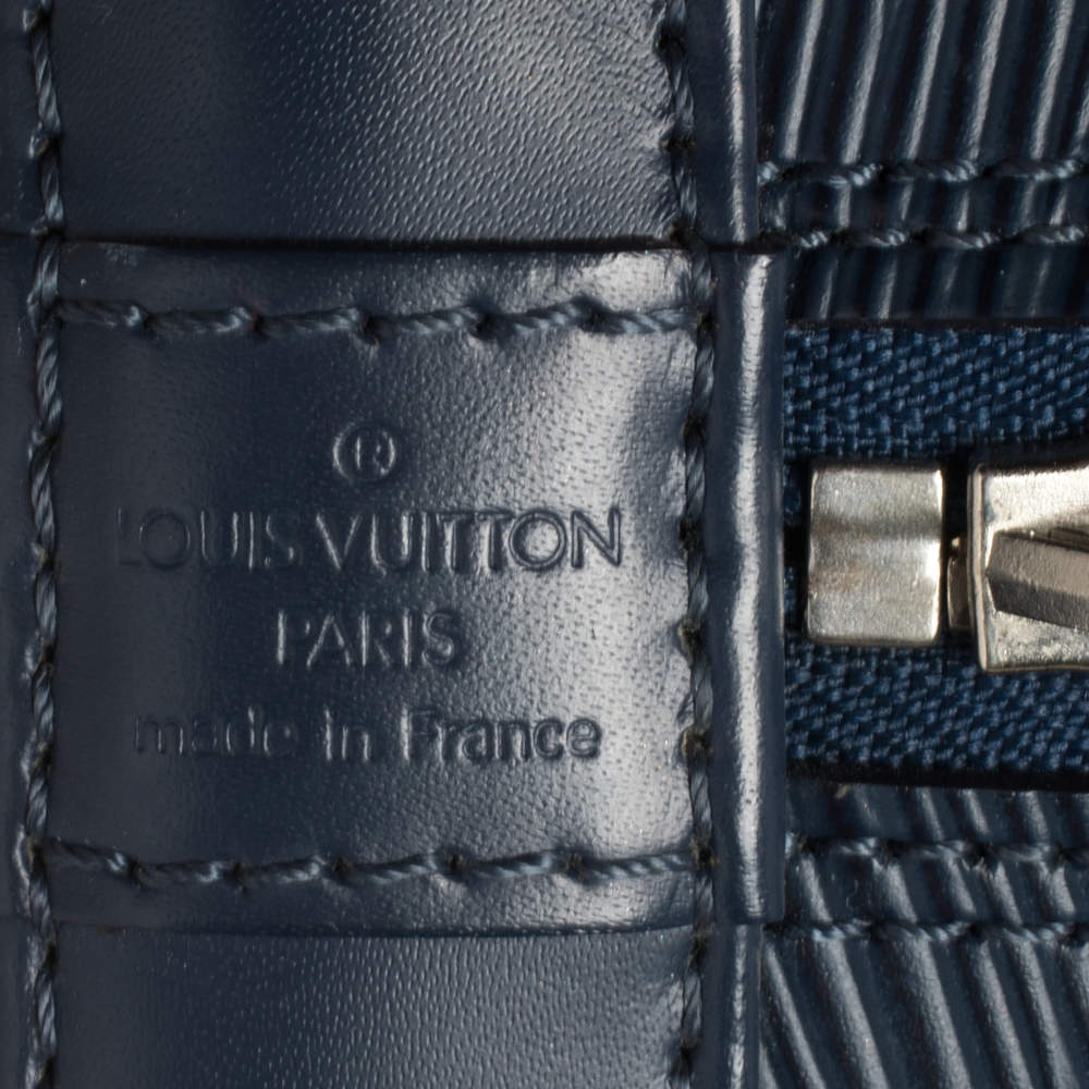 Louis Vuitton Alma Blue Leather Handbag (Pre-Owned) – Bluefly