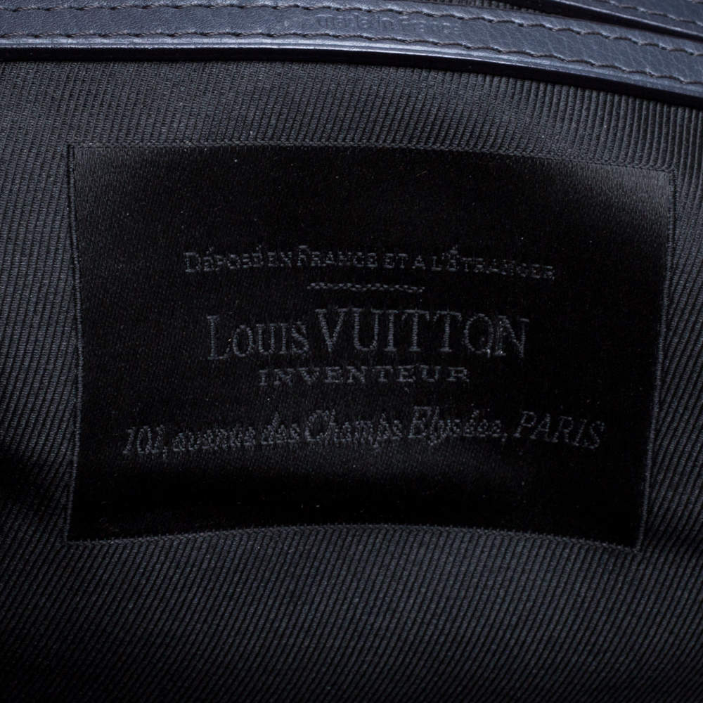 Louis Vuitton Navy Blue Gris Monogram Limited Edition Volupte Beaute Bag