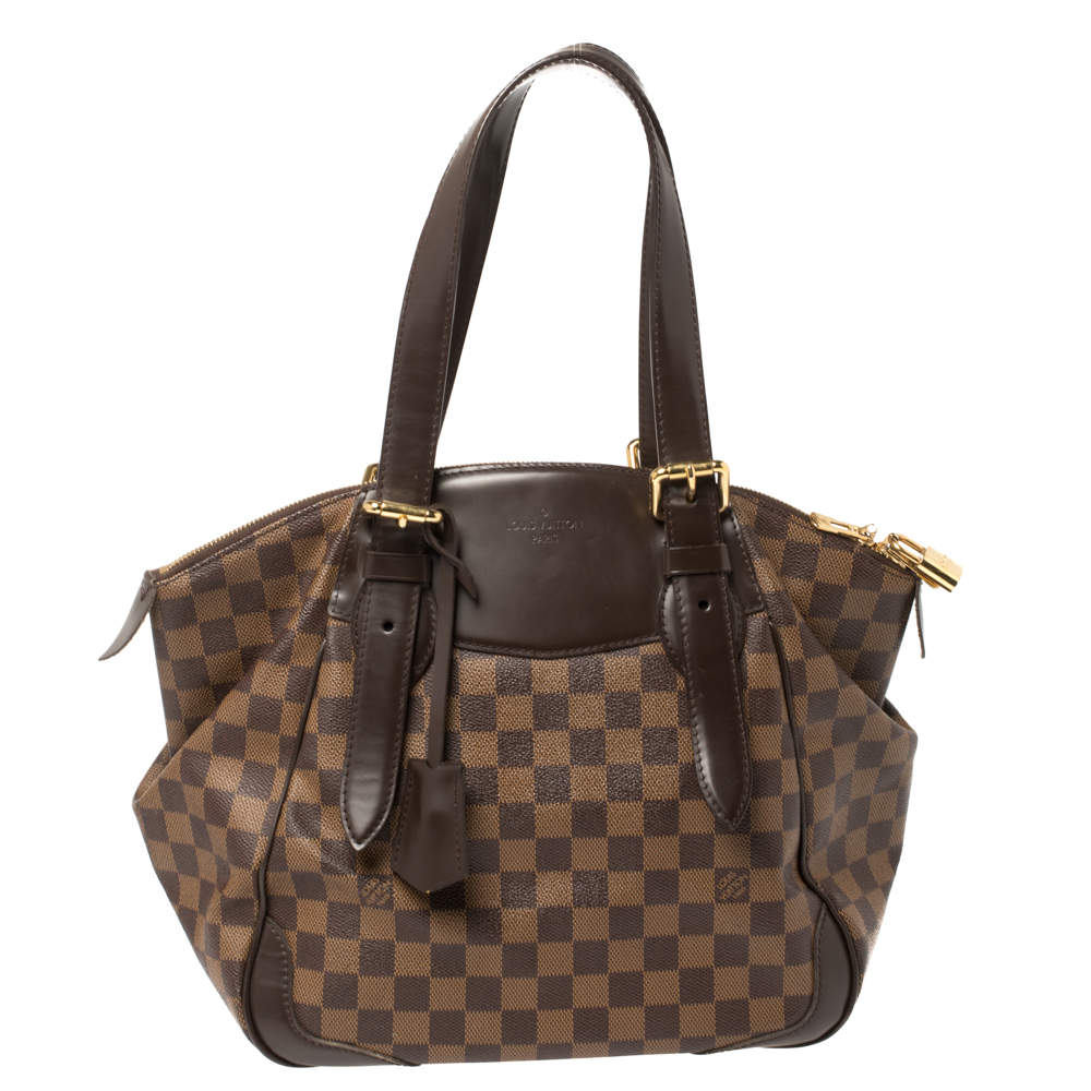 مملوكة مسبقًا حقيبة لوي فيتون فيرونا كانفاس دامييه إيبين MM