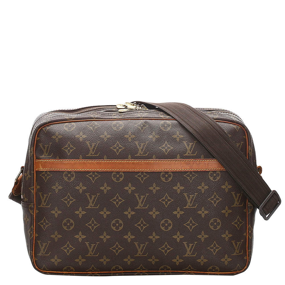 louis vuitton monogram reporter gm