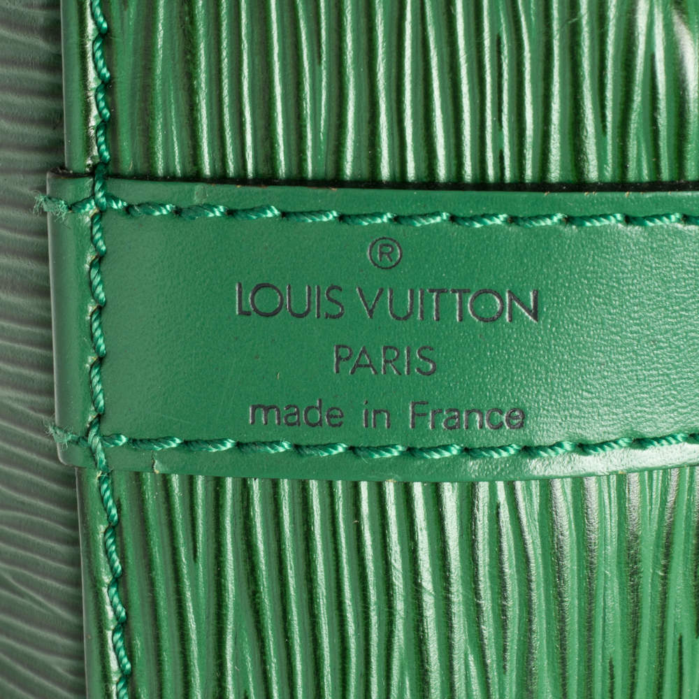Auth Louis Vuitton Epi M42987 Men,Women,Unisex Boston Bag,Handbag Borneo  Green