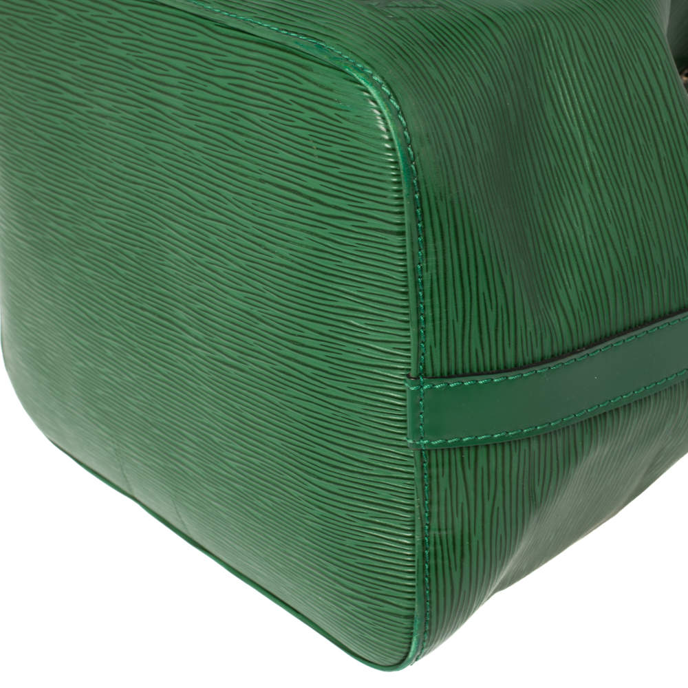 Louis Vuitton Lussac Borneo Zip Tote 869948 Green Leather Shoulder