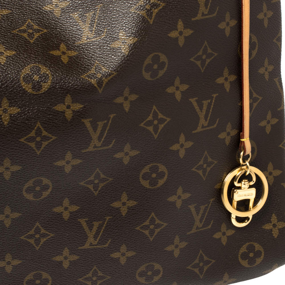 Louis Vuitton Artsy Handbag Monogram Canvas MM Brown 1257291