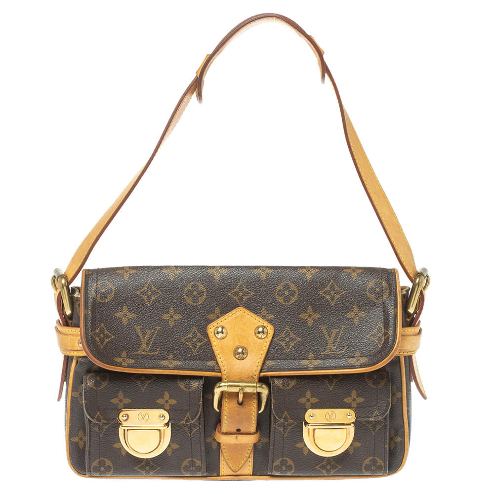 Pre Owned Louis Vuitton Monogram Canvas Hudson PM Bag