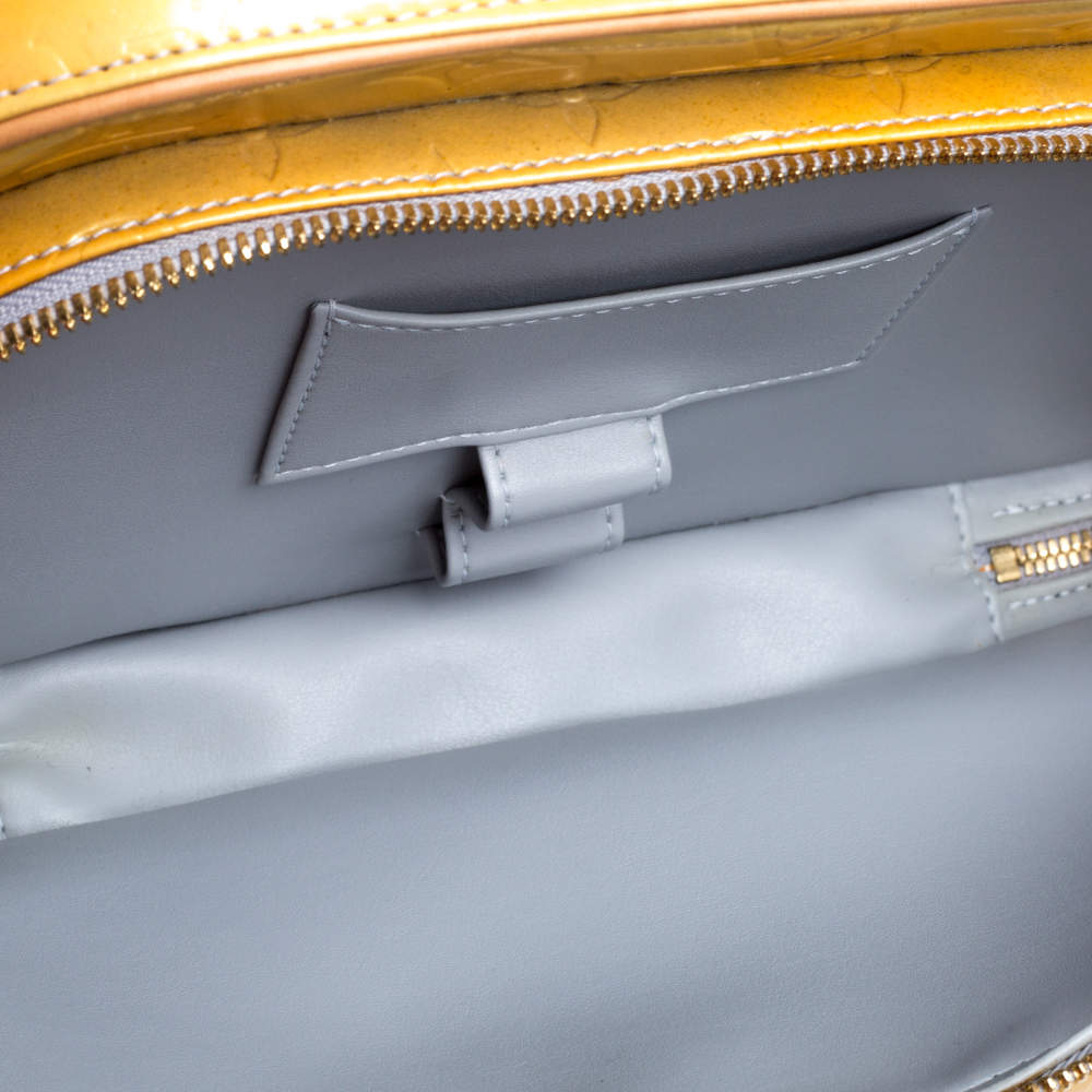 Louis Vuitton Lime Yellow Monogram Vernis Murray Backpack Bag - Yoogi's  Closet