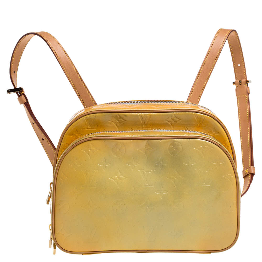 Louis Vuitton Yellow Monogram Vernis Murray Mini Backpack 7lv1018 –  Bagriculture