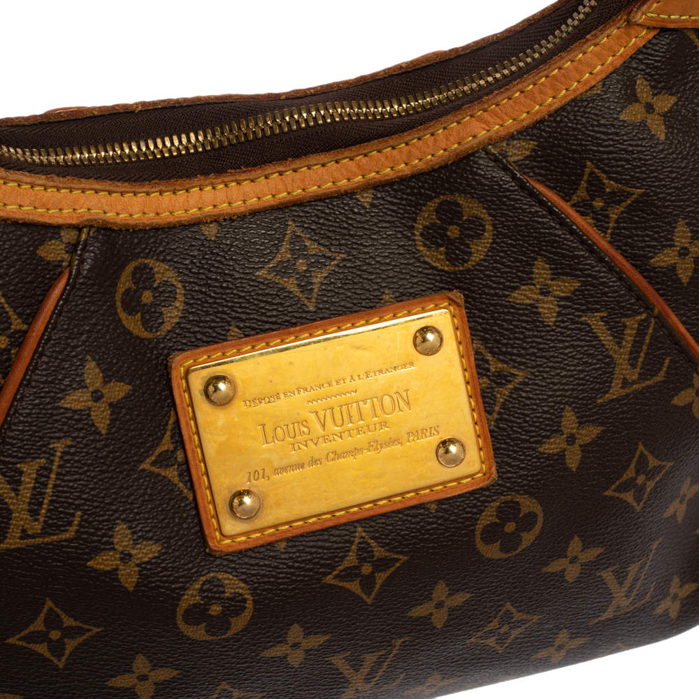 Louis Vuitton Brown Monogram Coated Canvas Thames GM Tote Bag Cloth  ref.839545 - Joli Closet