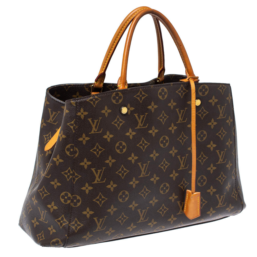 Louis Vuitton Montaigne Handbag Monogram Canvas GM TR1135