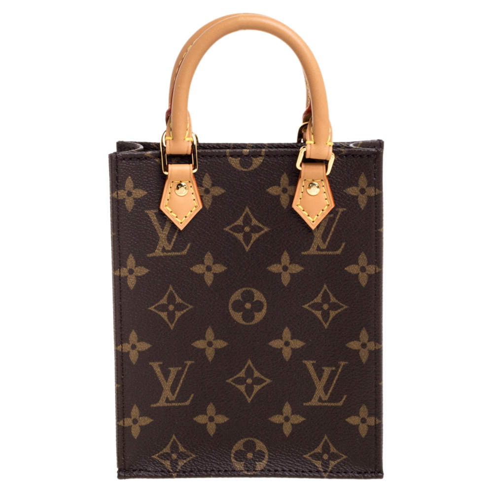 Louis Vuitton Monogram Canvas Petite Sac Plat Bag