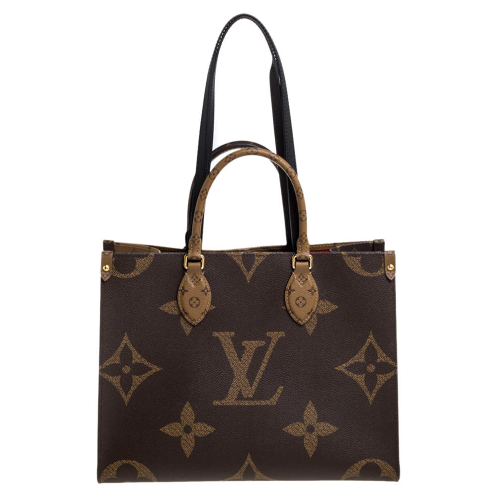 Pre Owned حقيبة لوي فيتون غاينت اونثيغو إم إم كانفاس مونوغرامي ذو وجهين  