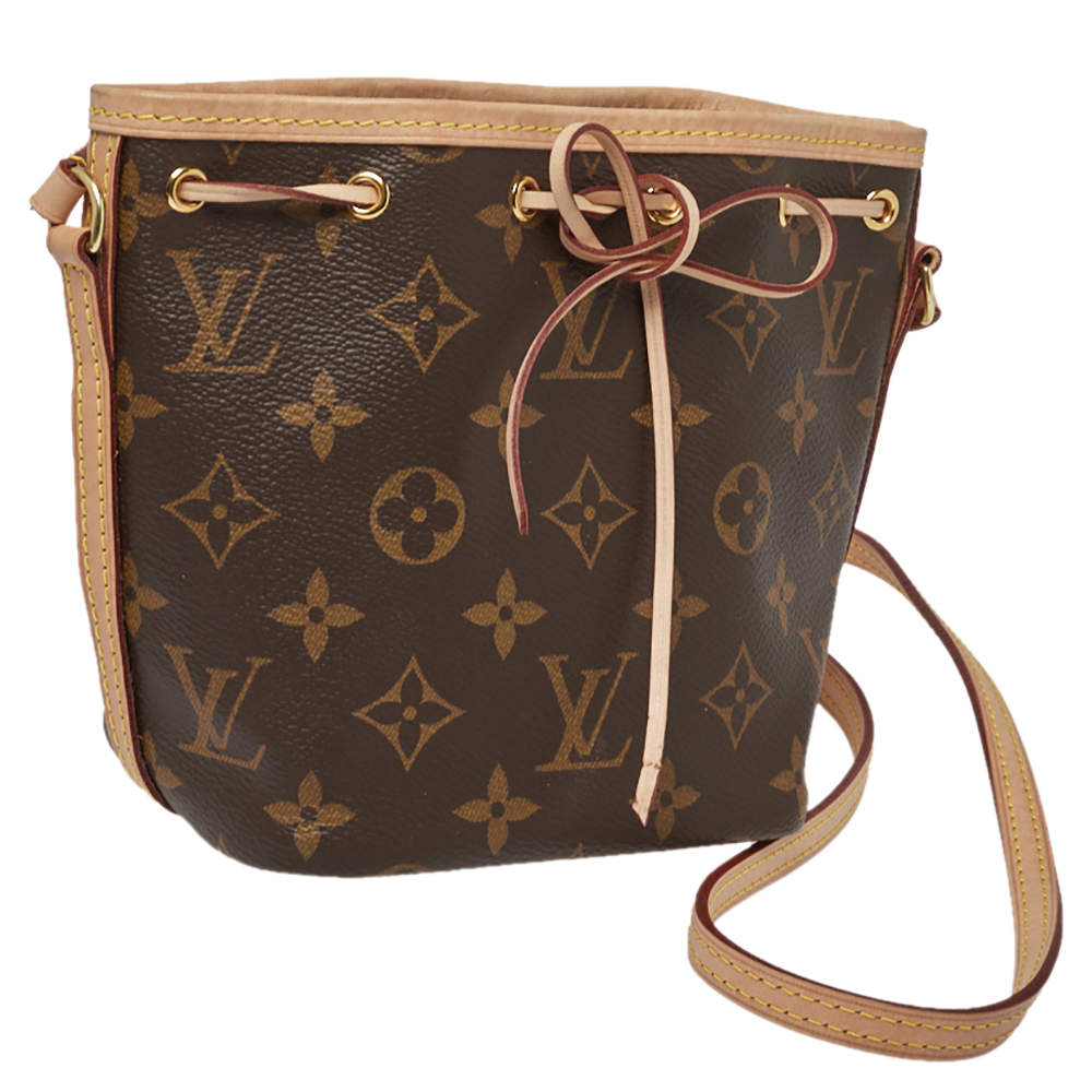 Louis Vuitton Monogram Canvas Nano Noe Drawstring Bucket Bag Louis Vuitton  | The Luxury Closet