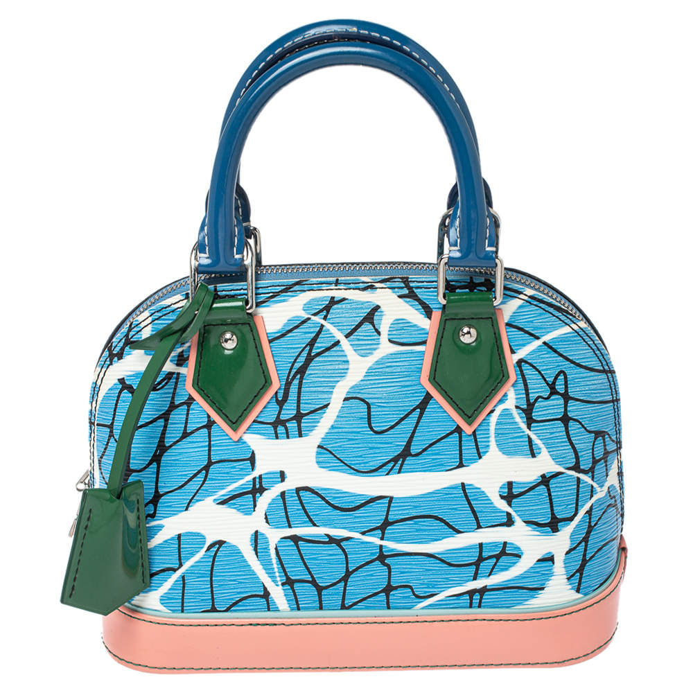 Louis Vuitton Aqua Print Epi Leather Alma BB Bag