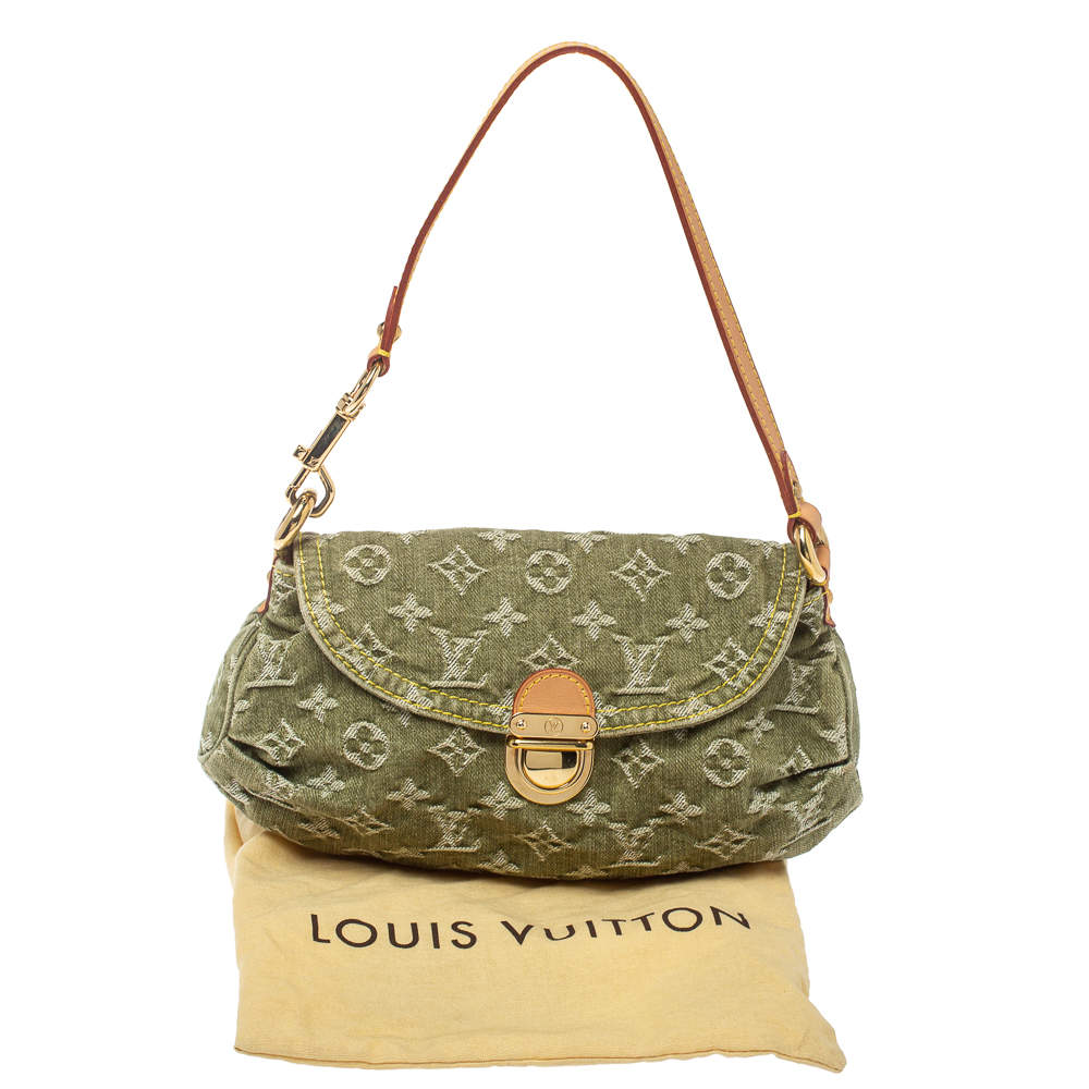 Louis Vuitton Louis Vuitton Mini Pleaty Green Monogram Denim