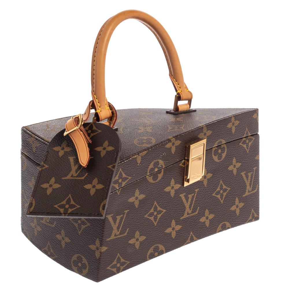 Pre-owned Louis Vuitton X Frank Gehry 2014 Monogram Twisted Box In Brown