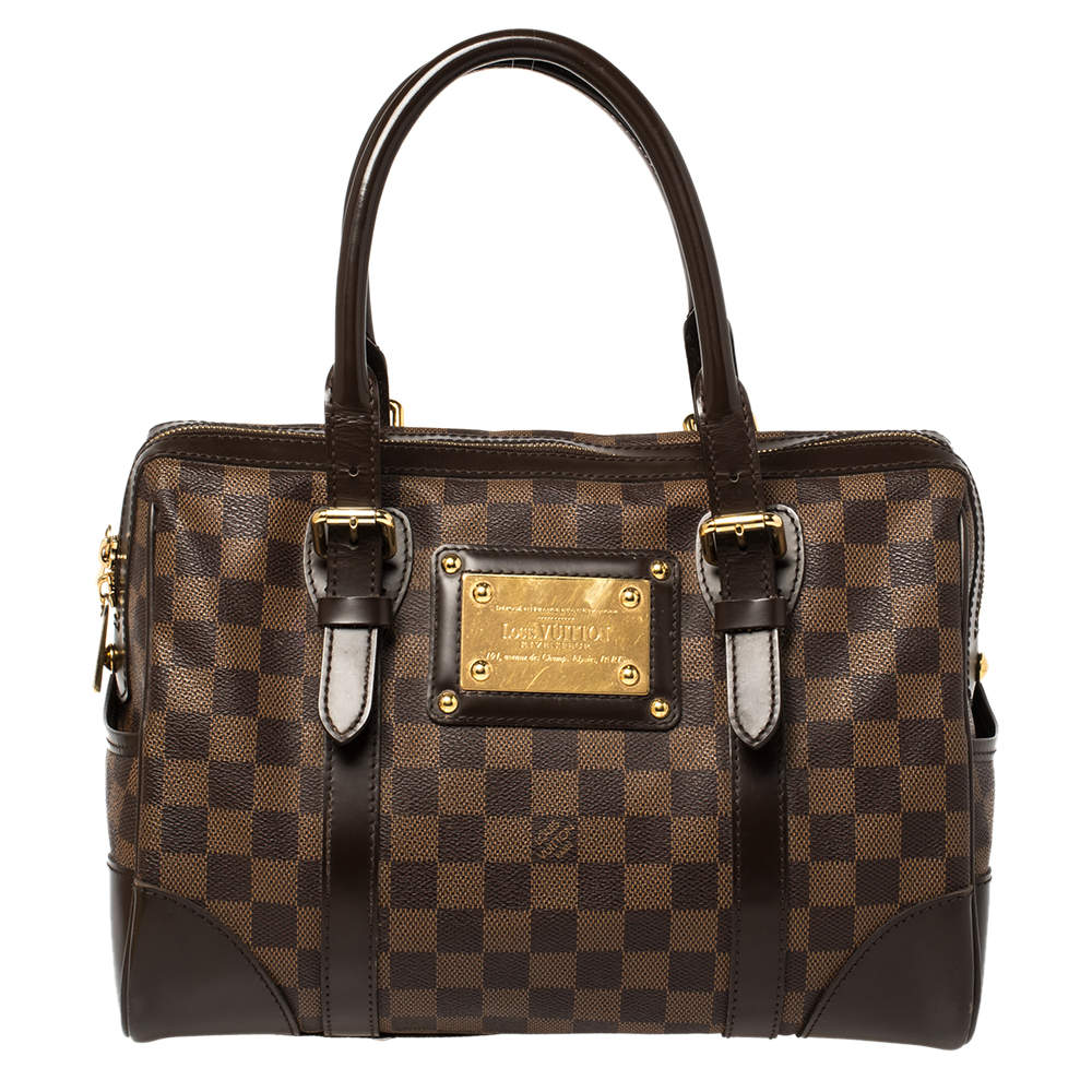 Pre Owned Louis Vuitton Damier Ebene Canvas Berkeley Bag