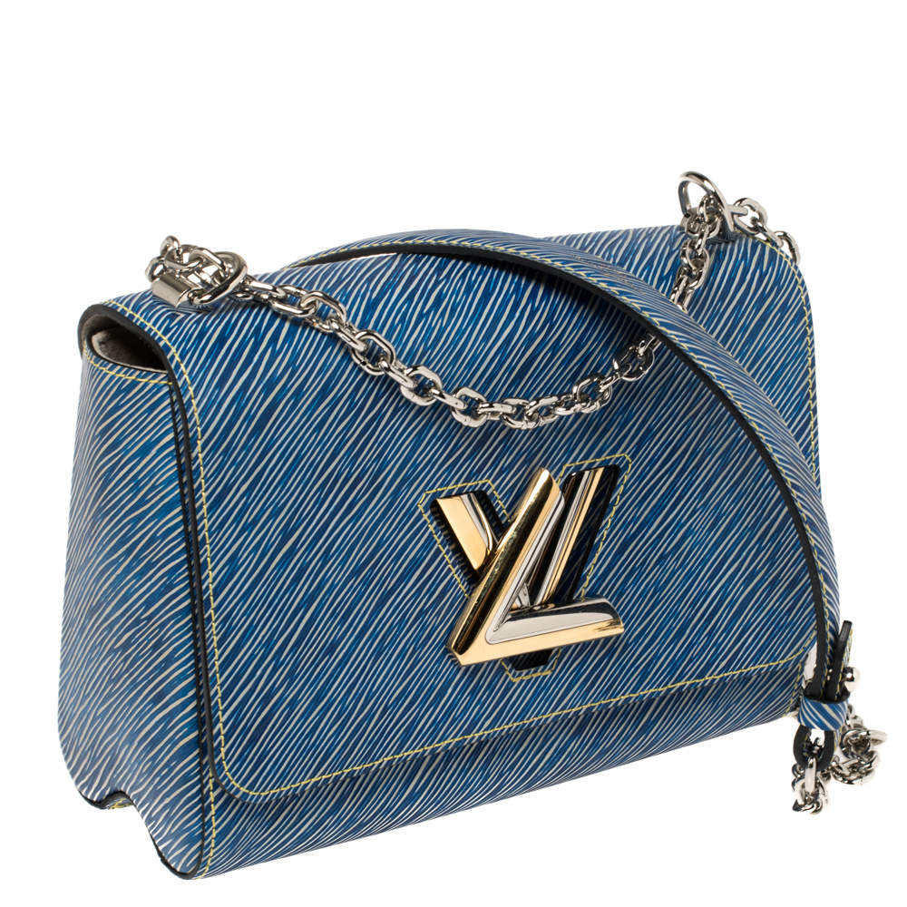 Louis Vuitton Epi Twist MM - Blue Shoulder Bags, Handbags - LOU689391