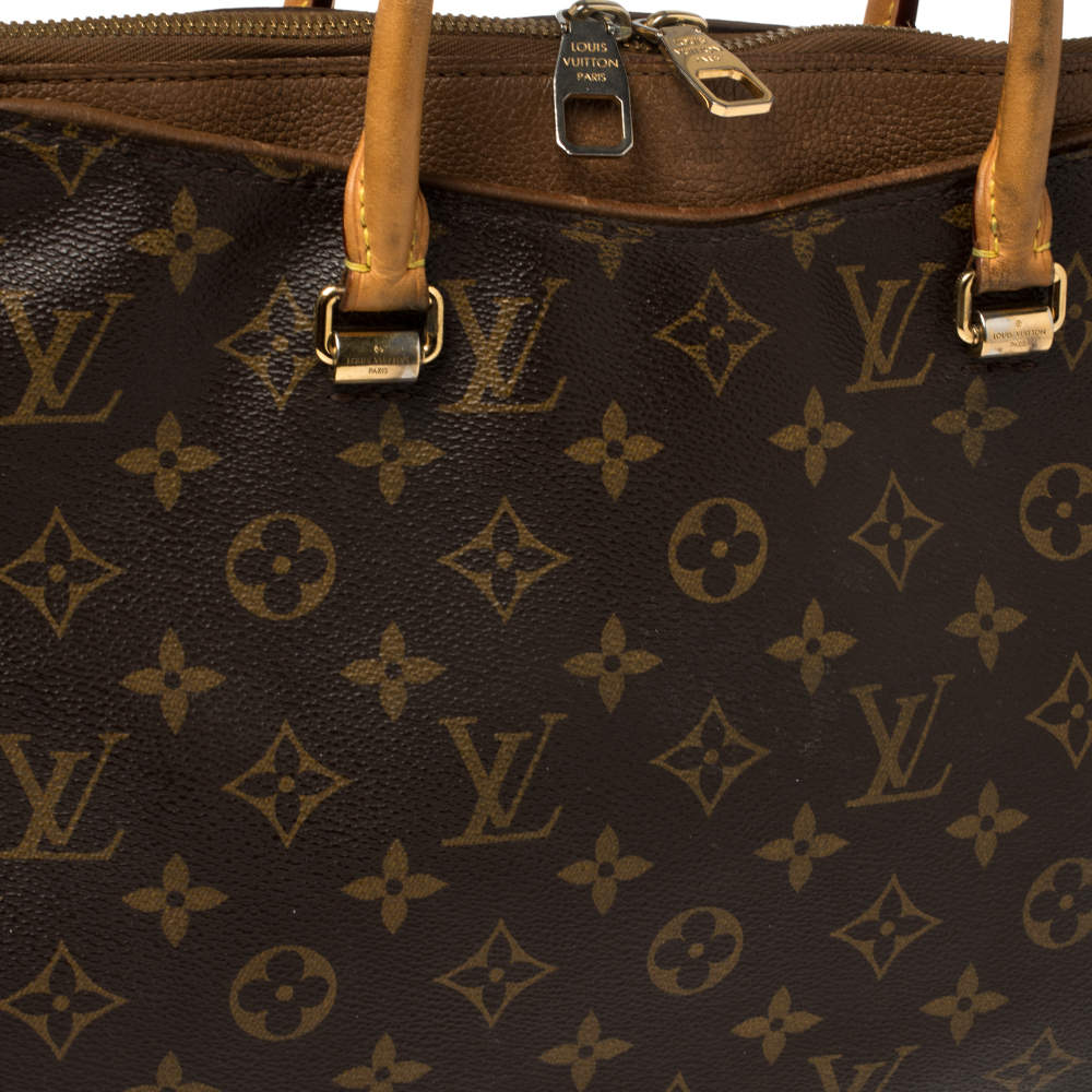 【USD50OFF】Louis Vuitton LV GHW Pallas MM Tote Bag M40906 Monogram Brown