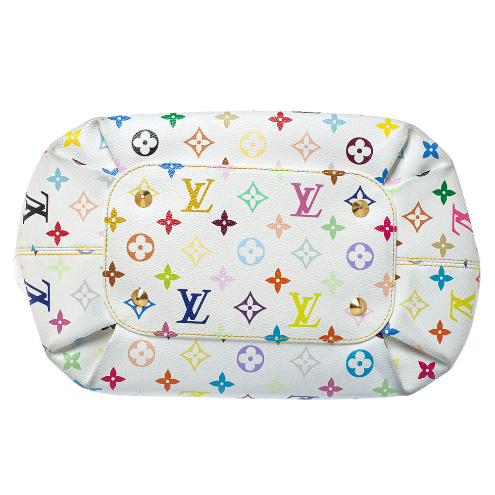 Buy Pre-owned & Brand new Luxury Louis Vuitton White Monogram Multicolore Annie  GM Bag Online