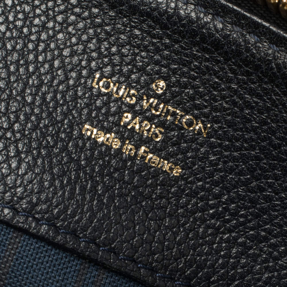 Louis Vuitton Bleu Infini Monogram Empreinte Leather Audacieuse GM