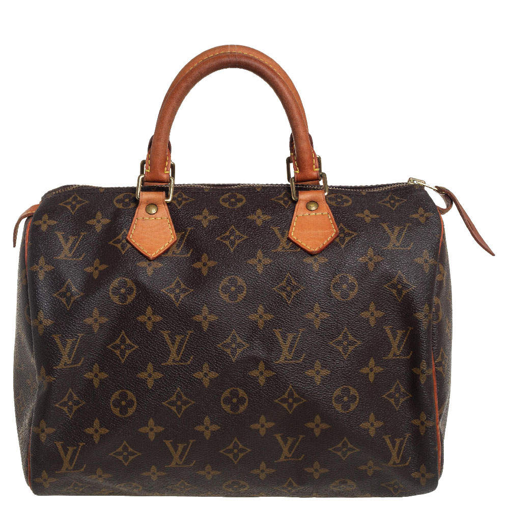 Pre Owned Louis Vuitton Monogram Canvas Speedy 30 Bag