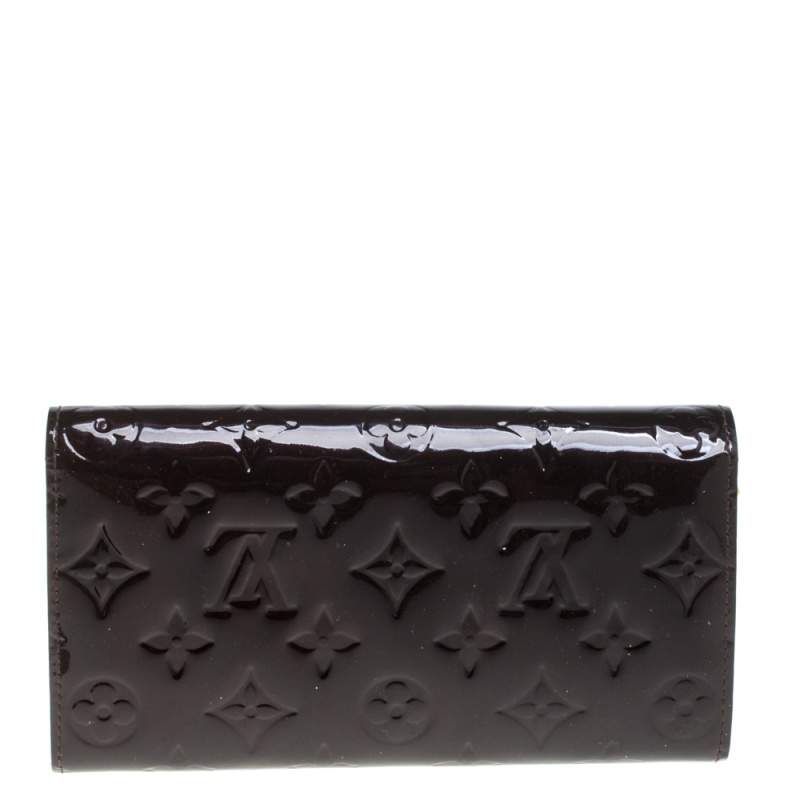 Sarah leather wallet Louis Vuitton Beige in Leather - 29466475