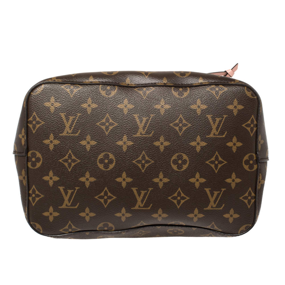 Luxury Monogram Canvas and Leather Handbag Neonoe