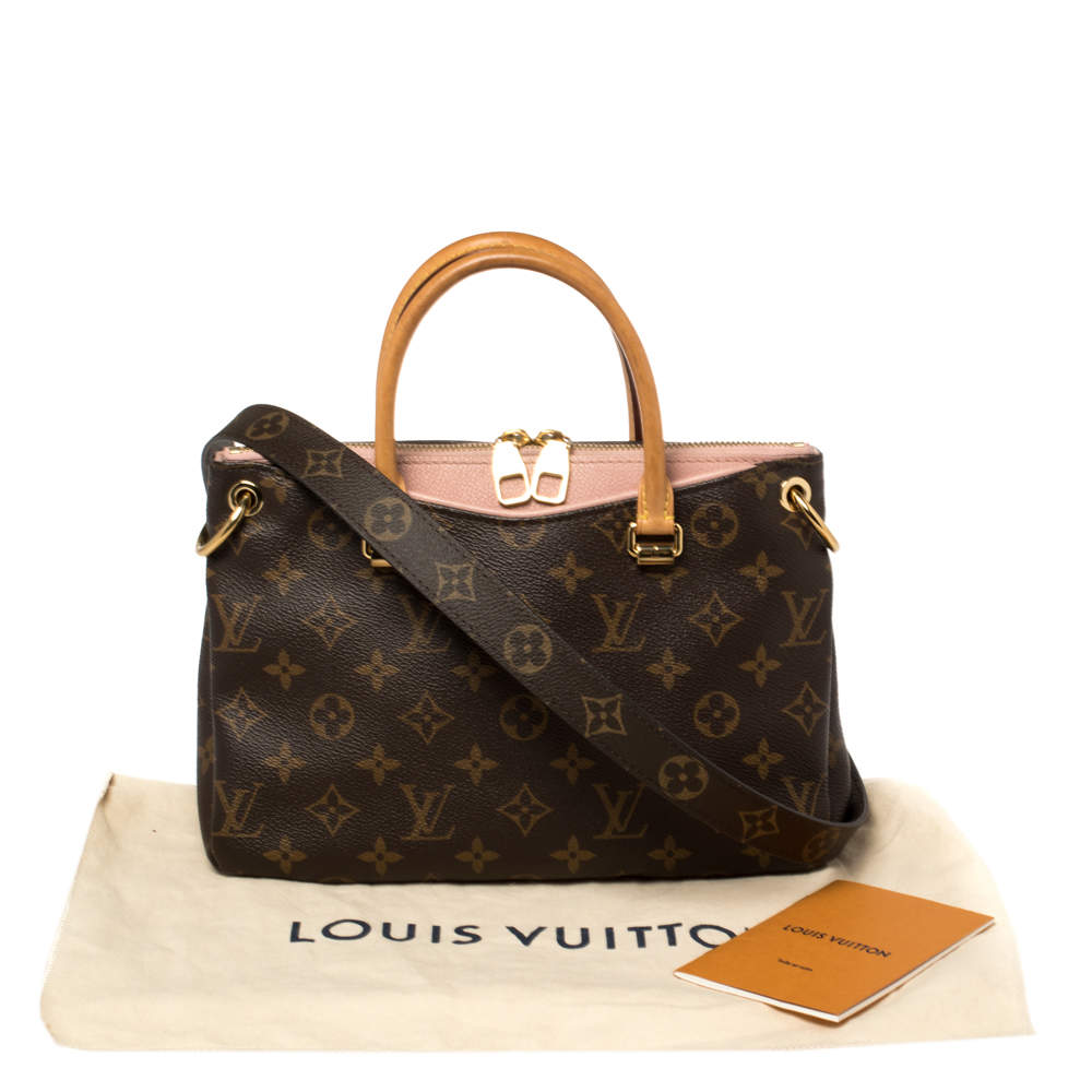 Louis Vuitton Cream Monogram Canvas Pallas Bag - Yoogi's Closet