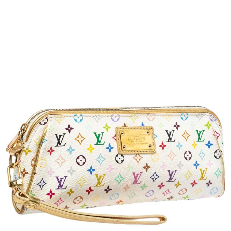 lv multicolor clutch