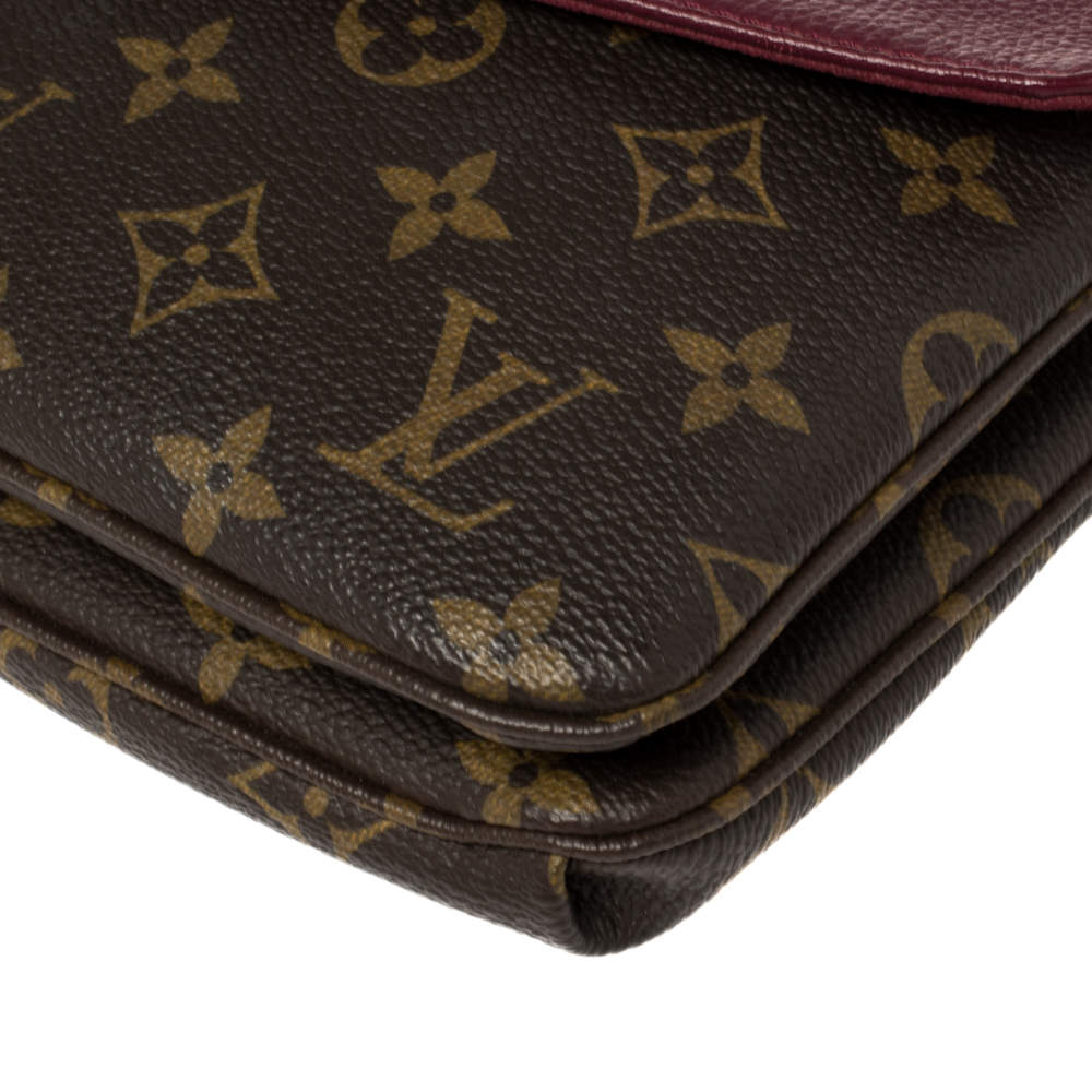 LOUIS VUITTON Twice Monogram Aurore bag Brown Leather ref.290717 - Joli  Closet