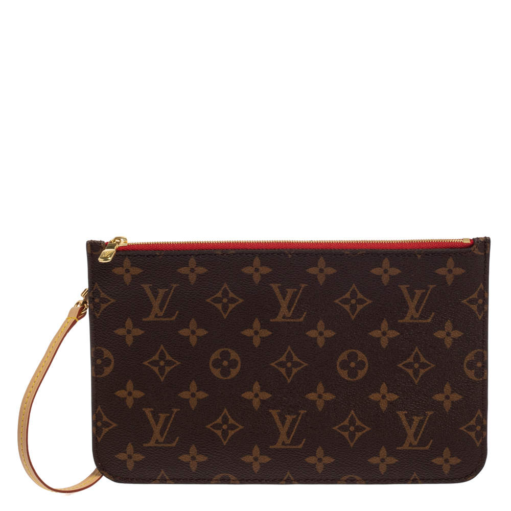 Louis Vuitton Monogram Canvas Neverfull Pochette NM Clutch