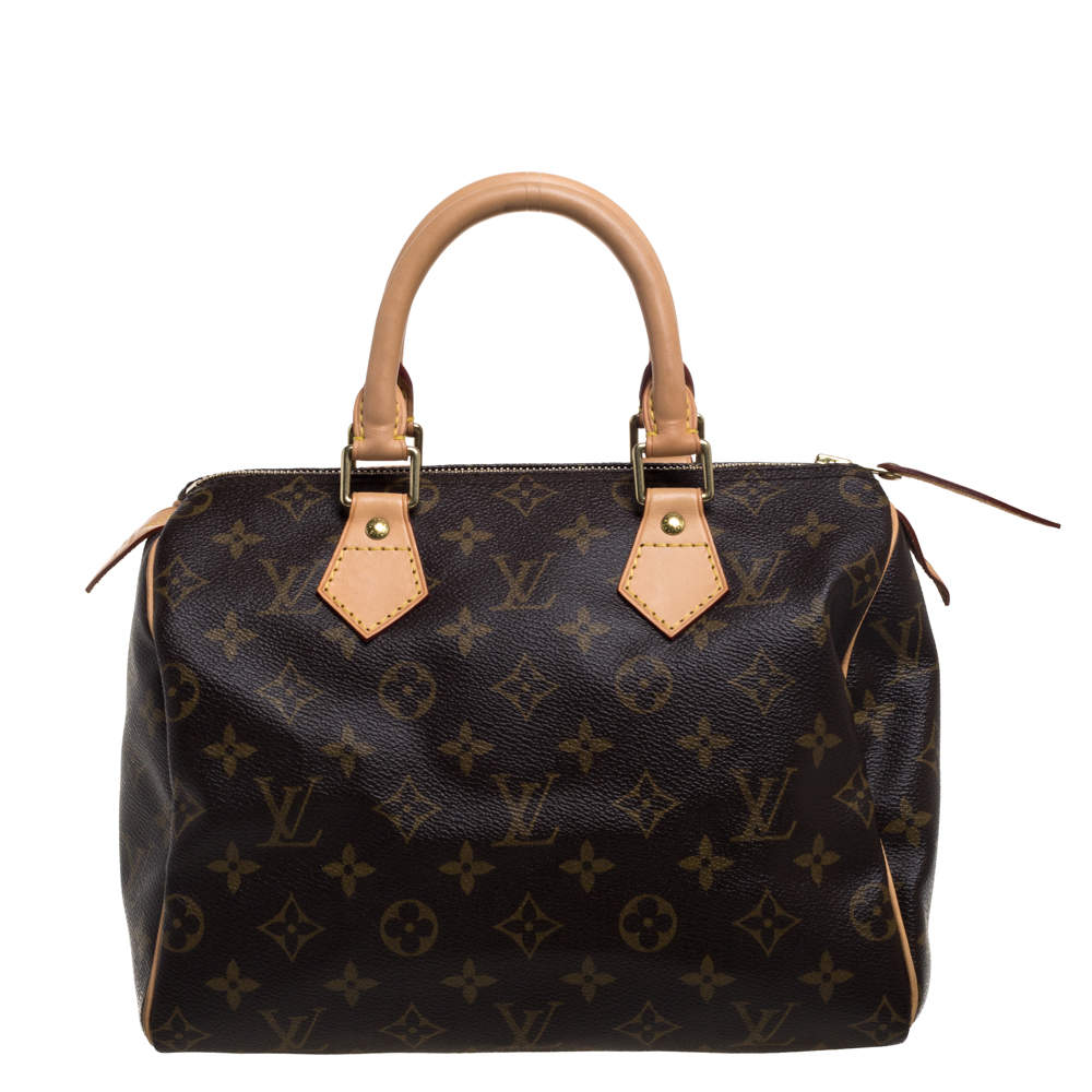 Pre Owned Louis Vuitton Monogram Canvas Speedy 25 Bag