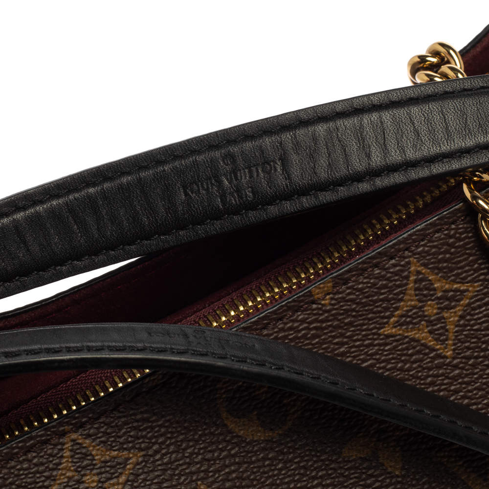 Louis Vuitton Surene Monogram MM Bordeaux in Coated Canvas/Grained Cowhide  Leather with Gold-tone - US
