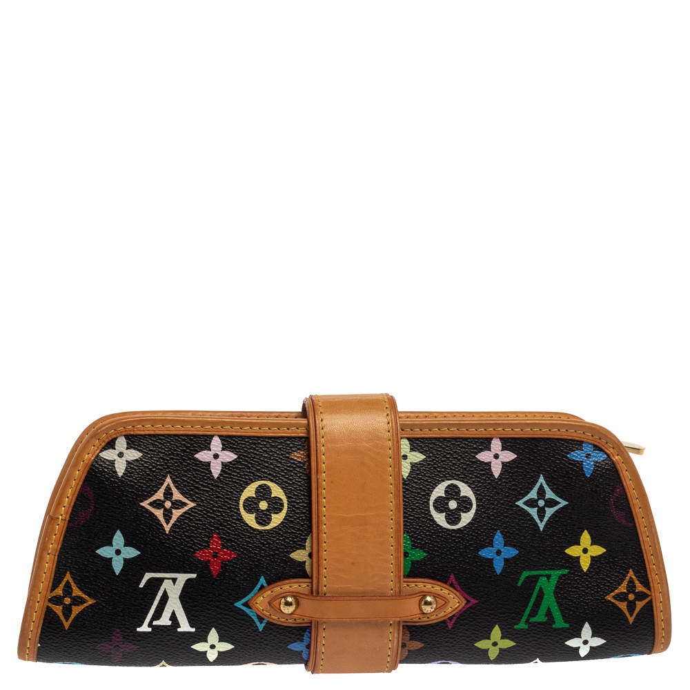 Louis Vuitton Shirley Handbag Monogram Multicolor Black 1816852