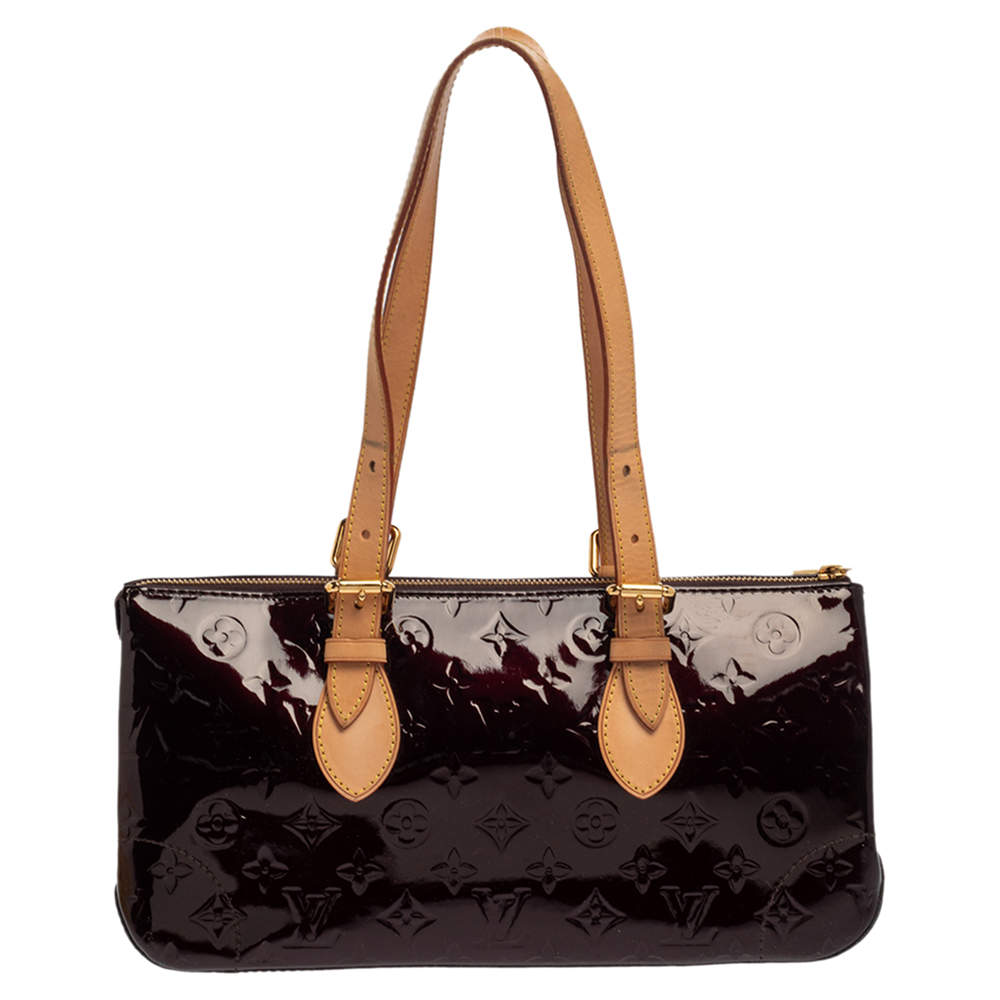 Louis Vuitton Amarante Monogram Vernis Rosewood Avenue