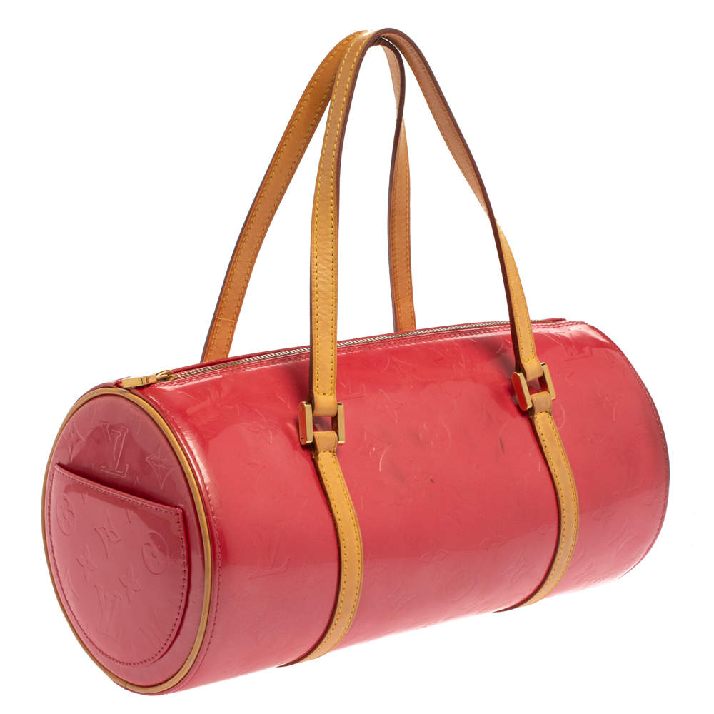 Pink Louis Vuitton Vernis Monogram Papillon 30 Bag