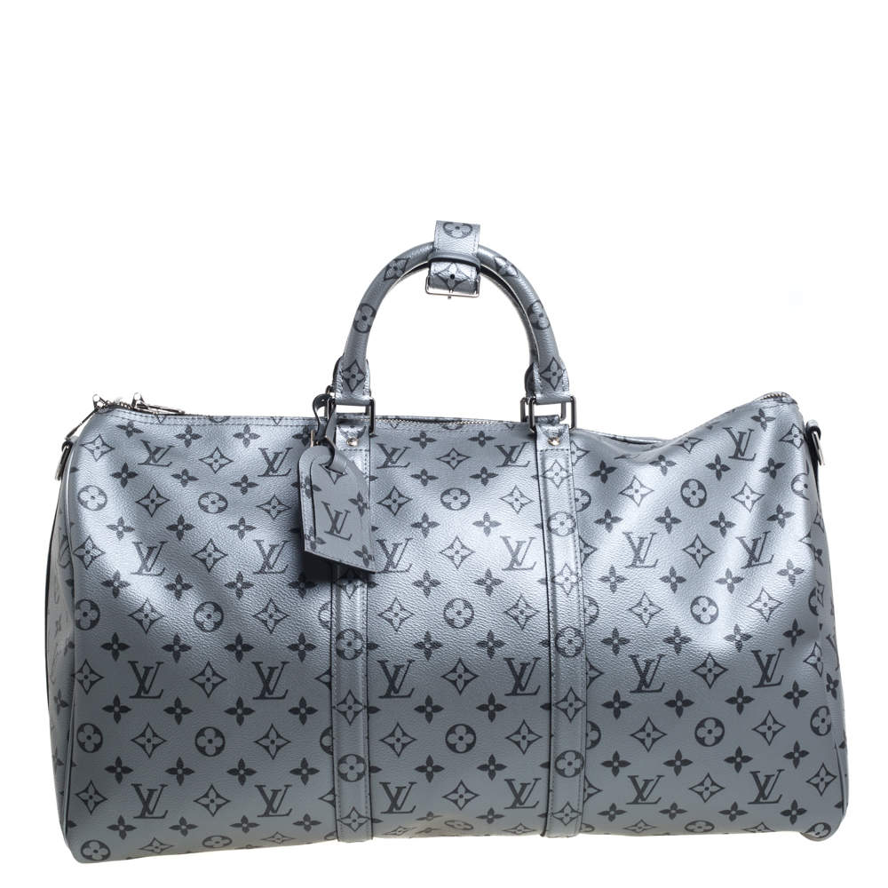 Louis Vuitton Metallic Monogram Keepall Bandouliere 50 Bag Louis ...