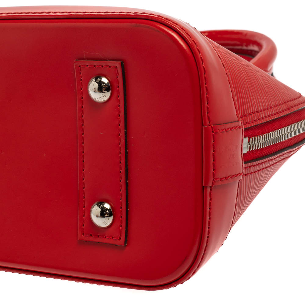 LOUIS VUITTON Epi Alma BB Coquelicot 192111