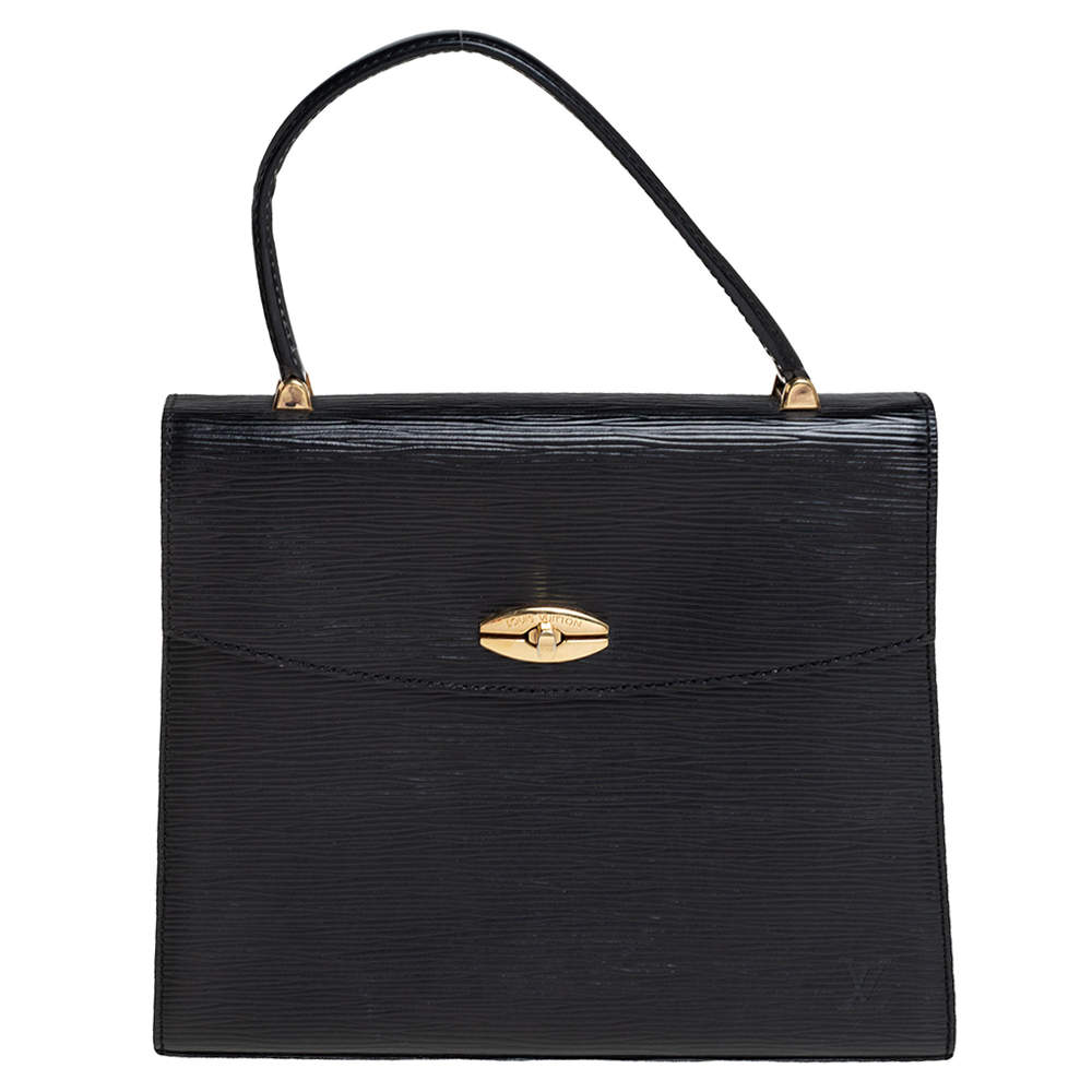 Louis Vuitton Black Epi Leather Malesherbes Bag - Yoogi's Closet