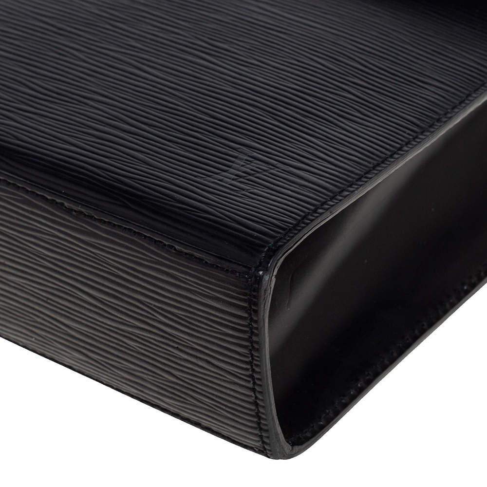Louis Vuitton Malesherbes Bag Black Epi Leather Top Handle Handbag +  dustbag ref.237189 - Joli Closet