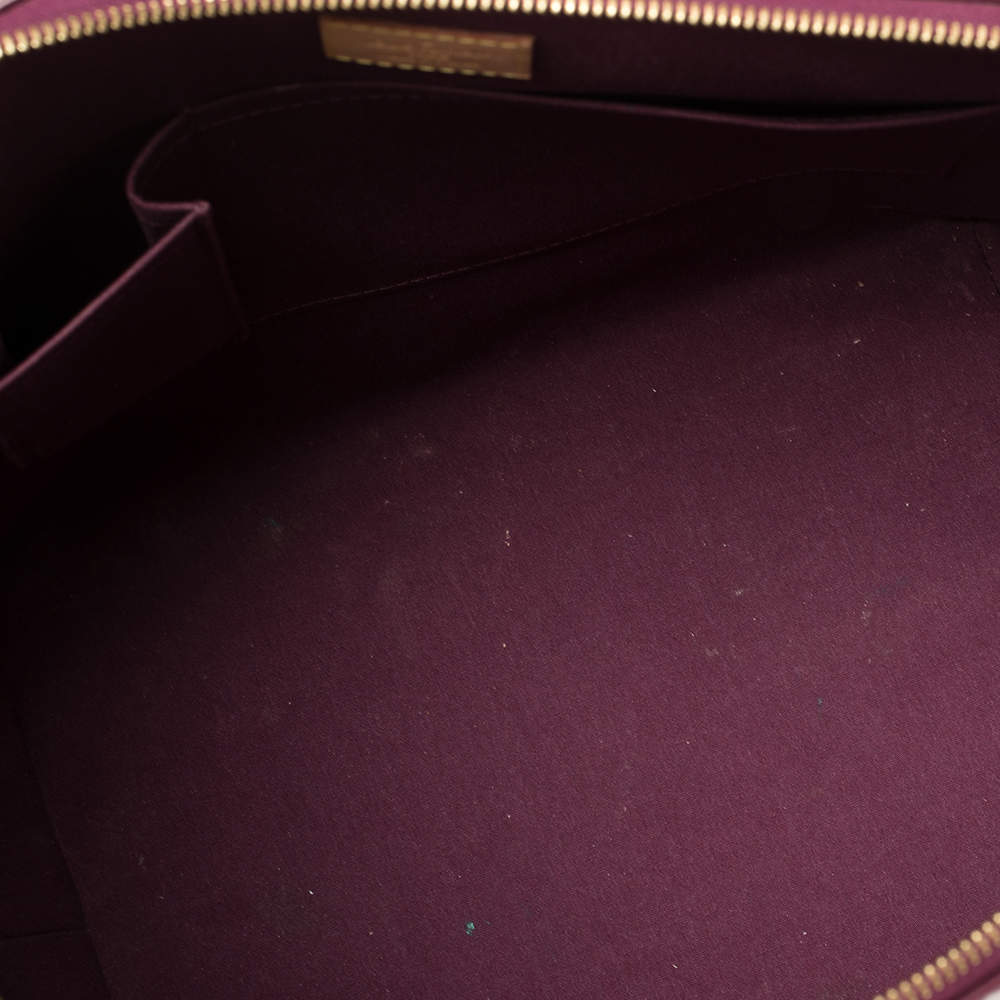 Louis Vuitton Violette Monogram Vernis Bellevue GM Bag at 1stDibs