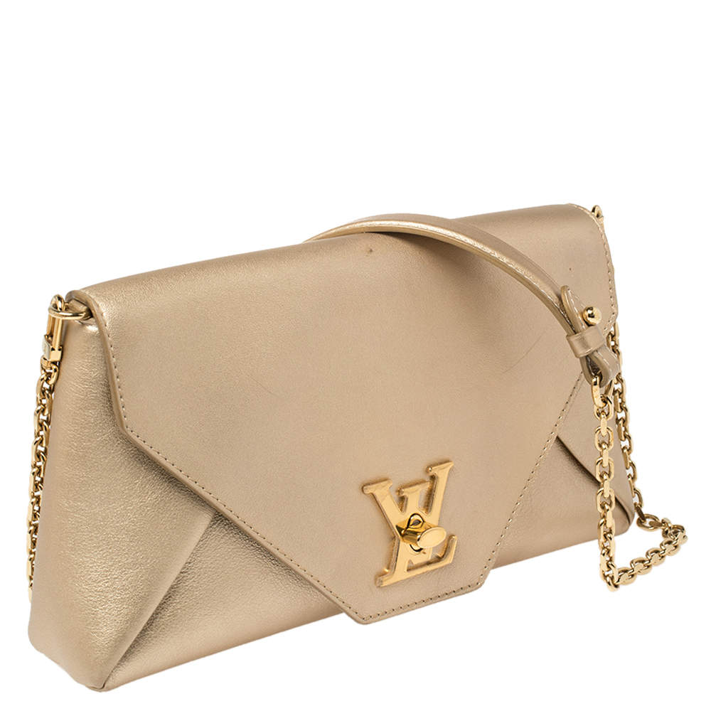 Love note leather crossbody bag Louis Vuitton Gold in Leather - 28870886