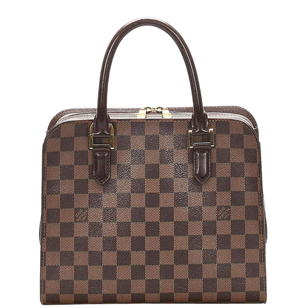 Pre Owned Louis Vuitton Damier Ebene Canvas Triana Bag