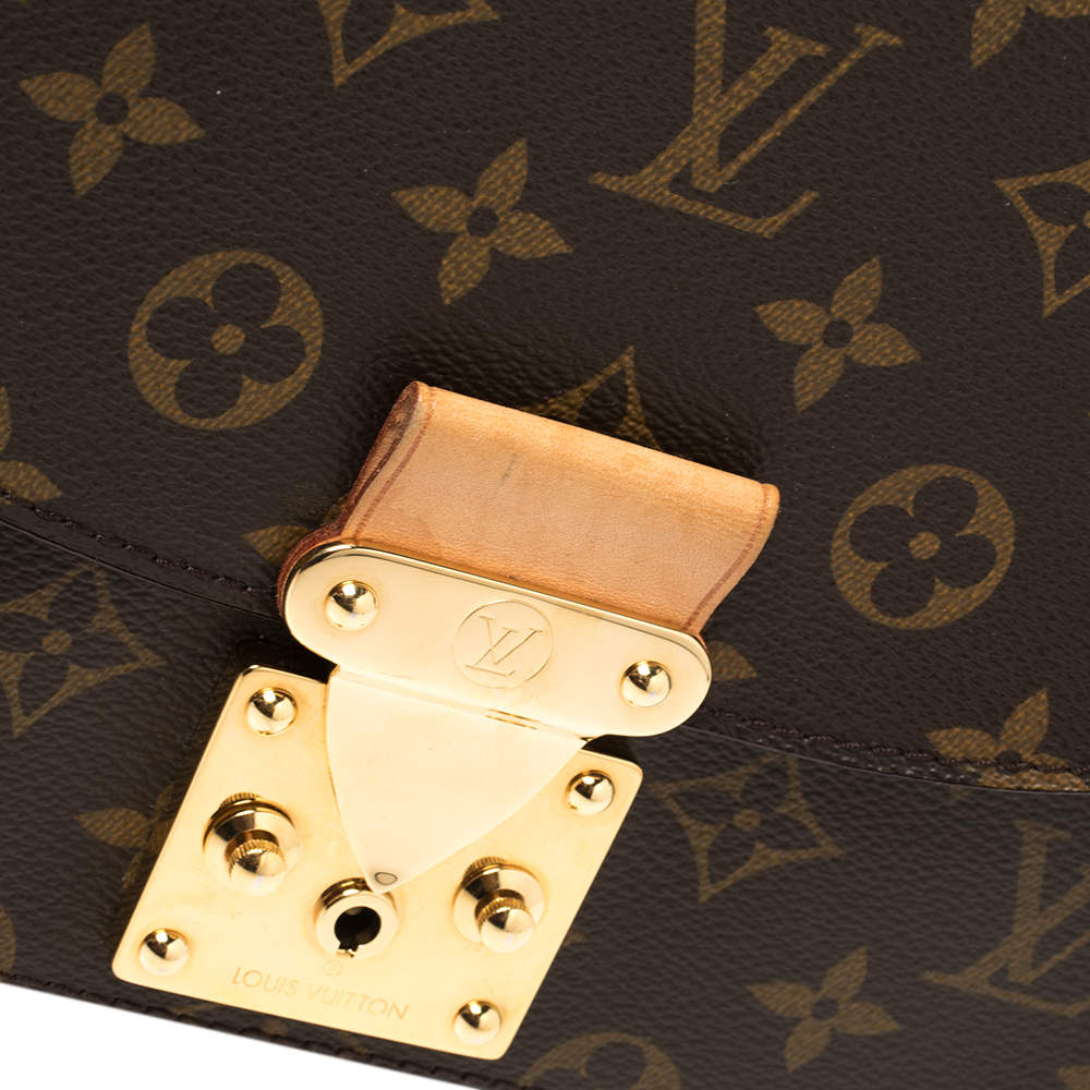 Louis Vuitton Brown Monogram Eden PM Leather Cloth ref.187907 - Joli Closet